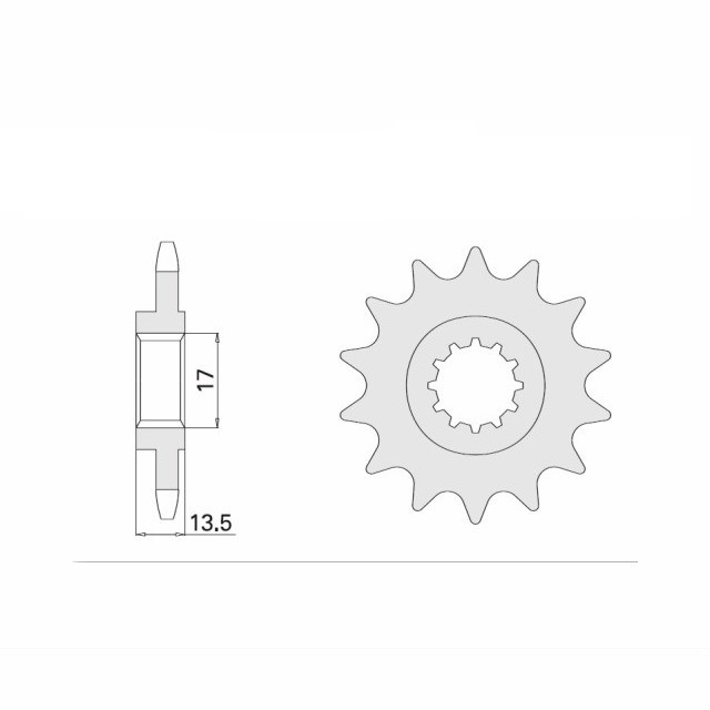 Front Sprocket, 11 Teeth, 520 Pitch