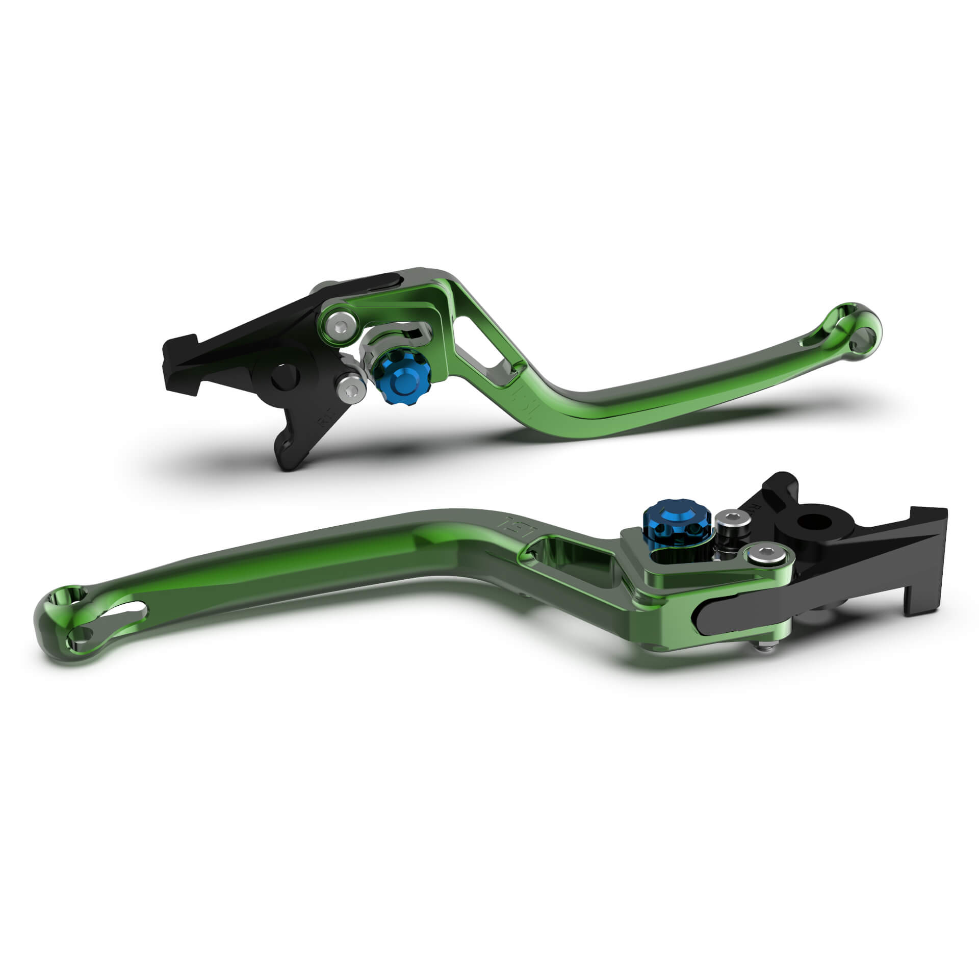 LSL Brake Lever BOW R34R, Green/Blue