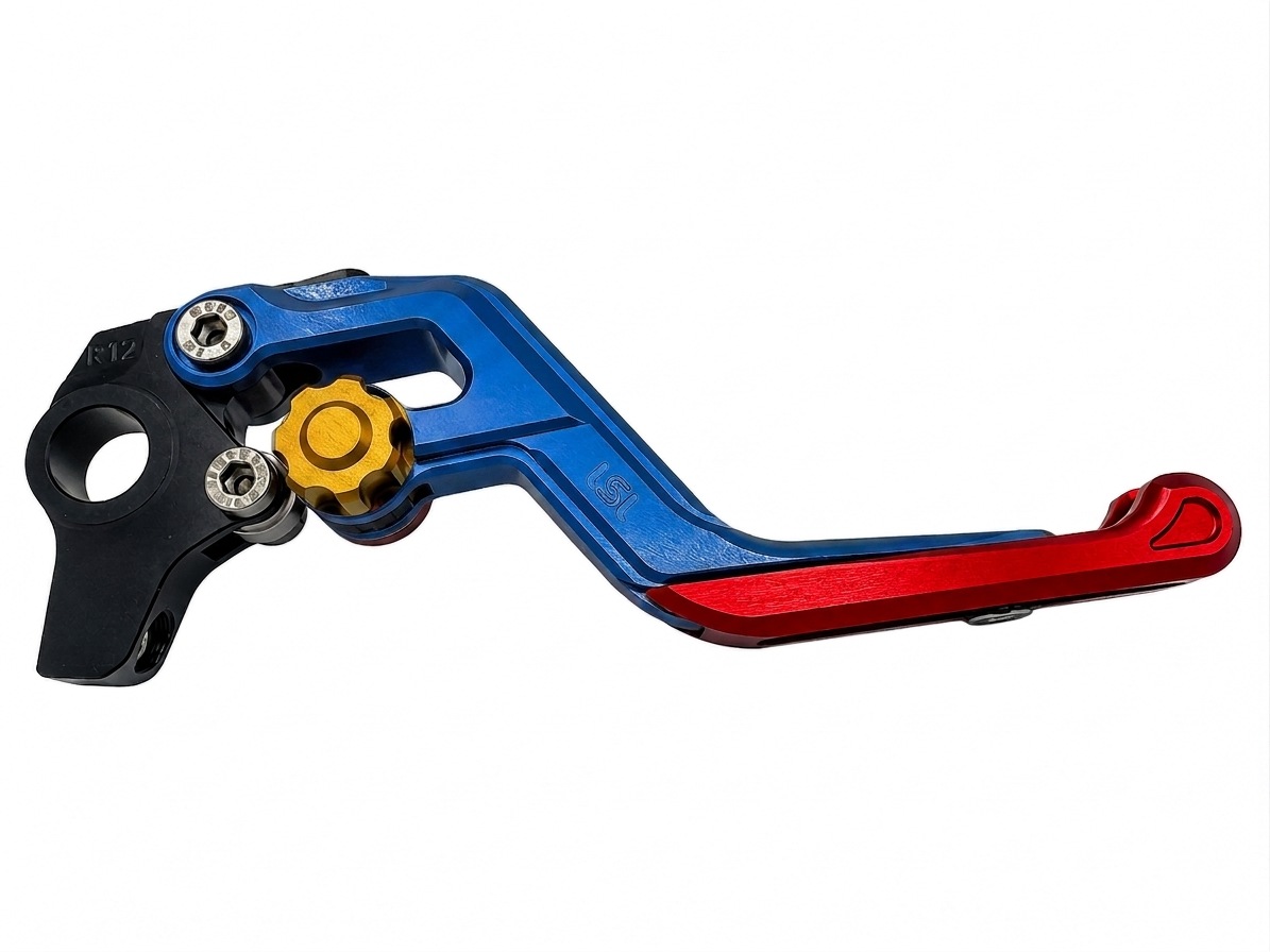 LSL ERGONIA Brake Lever R15 Blue/Gold/Red
