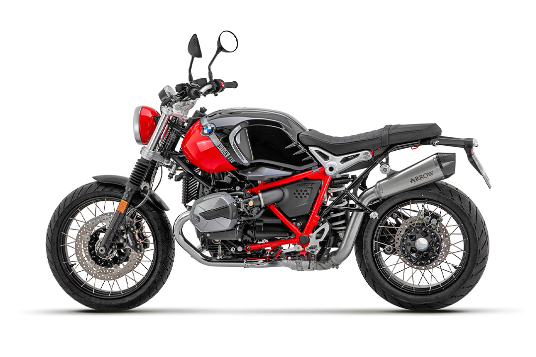 ARROW X-KONE NiChrome Exhaust for BMW R nineT Scrambler from model year 2021-