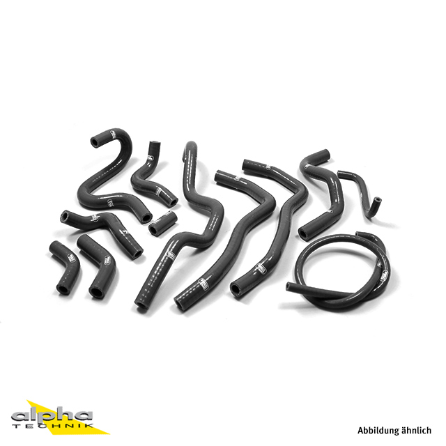 Samco Silicone Hose Kit Black for Harley Davidson