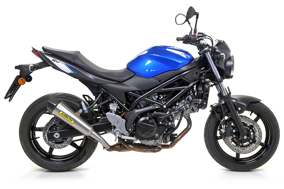 ARROW X-KONE Exhaust for Suzuki SV650 2016-, Stainless Steel (Only with ARROW Mid-Pipe)