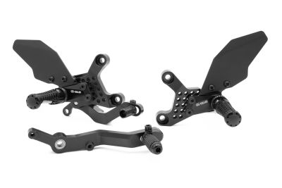 GILLES AS31GT3 footrest Rearsets Black for Yamaha R9 (RNA3, RNA4, RNA5 ...